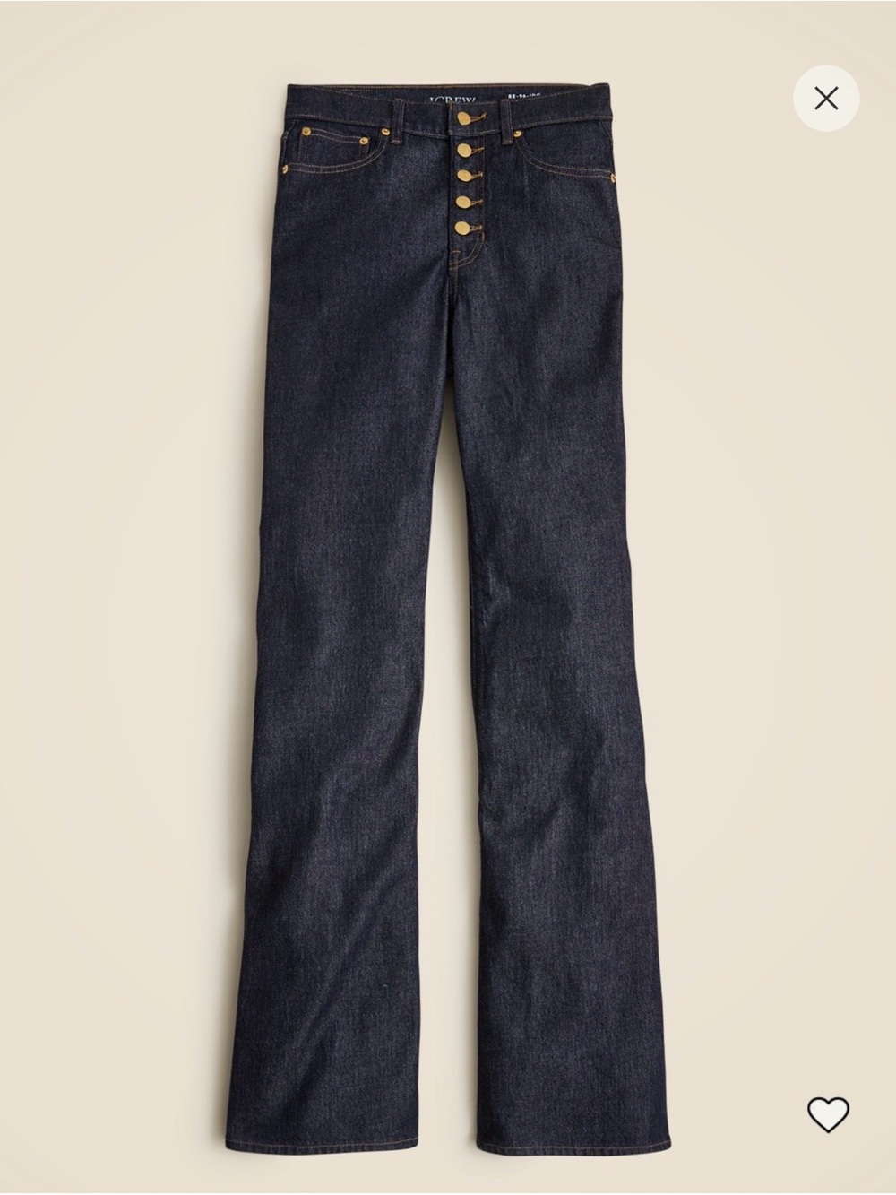 J. Crew ‘96 Flare (78140) Dark Rinse Jeans